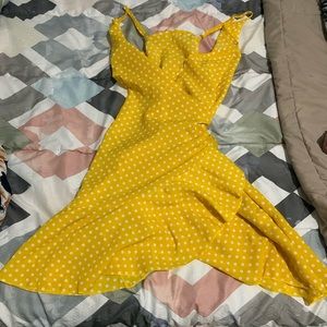 Yellow dot dress